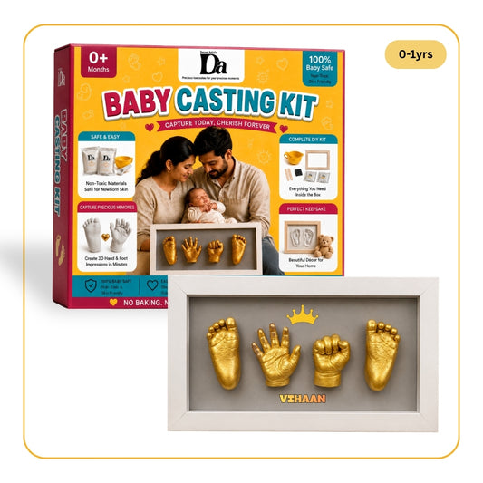 Baby Hand Casting Kit with Display Frame