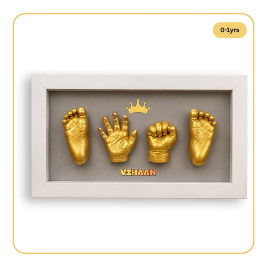 Baby Hand Casting Kit with Display Frame